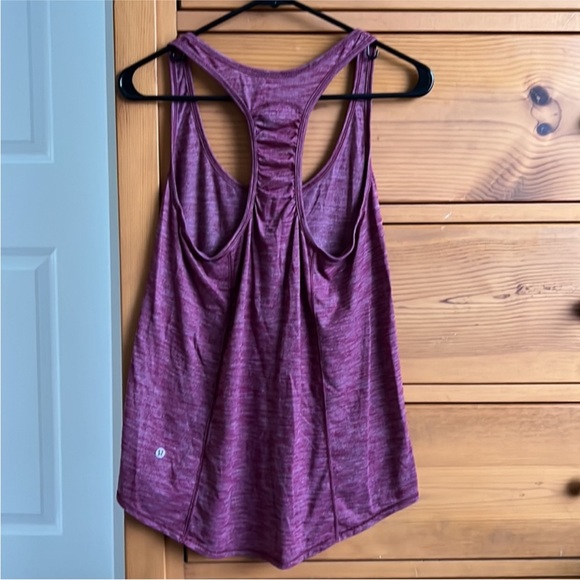 Lululemon Muscle swing tank top Marled Red - Picture 2 of 5